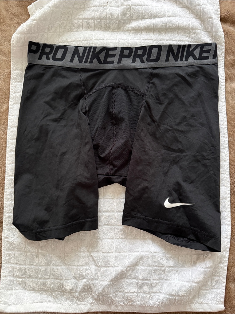 Nike Black & Gray Pro Compression Boxer Briefs
